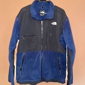 The North Face Men's Denali Fleece Jacket - Navy Black XL